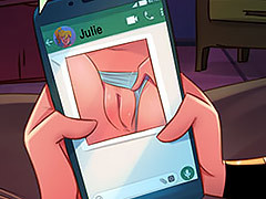 Girl woke up with the brush pussy all..