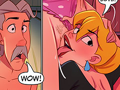 New household nymphet gives her a big..