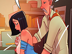 New household nymphet gives her a big..