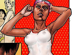 Incomparable nymphet already sparks..