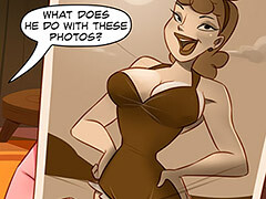 She finds old and spicy photos of her